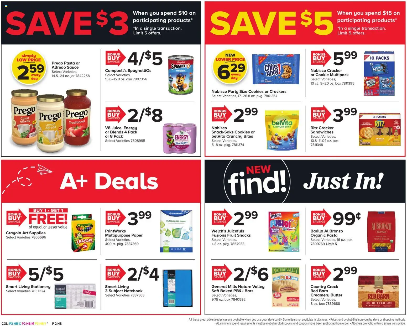 Giant Weekly Ad - valid from 08/07/2026 | Page: 2 | Products: Pasta, Fruits, Lemon, Notebook
