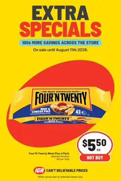 Preview of IGA Extra specials - valid from 05/08/2026