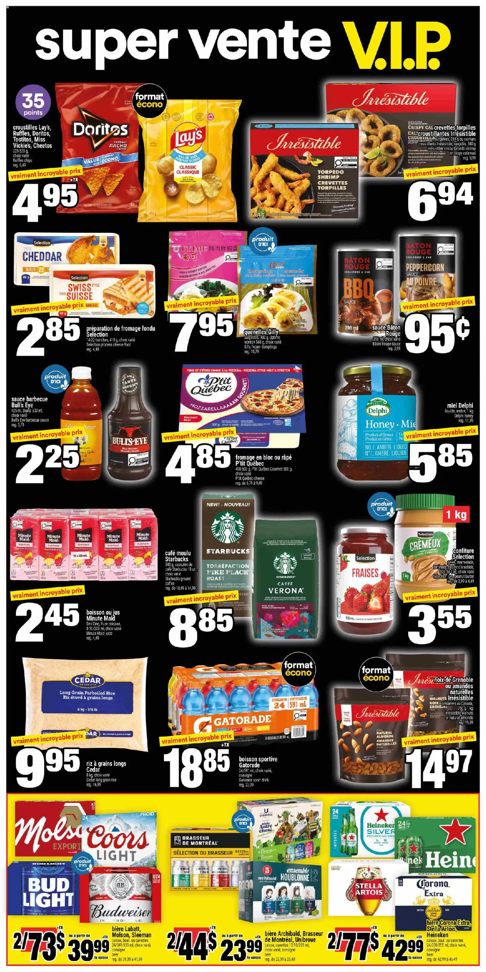 Super C flyer valid from Aug 13, 2026 | Page: 3 | Products: Shrimp, Almonds, Parboiled rice, Capsules