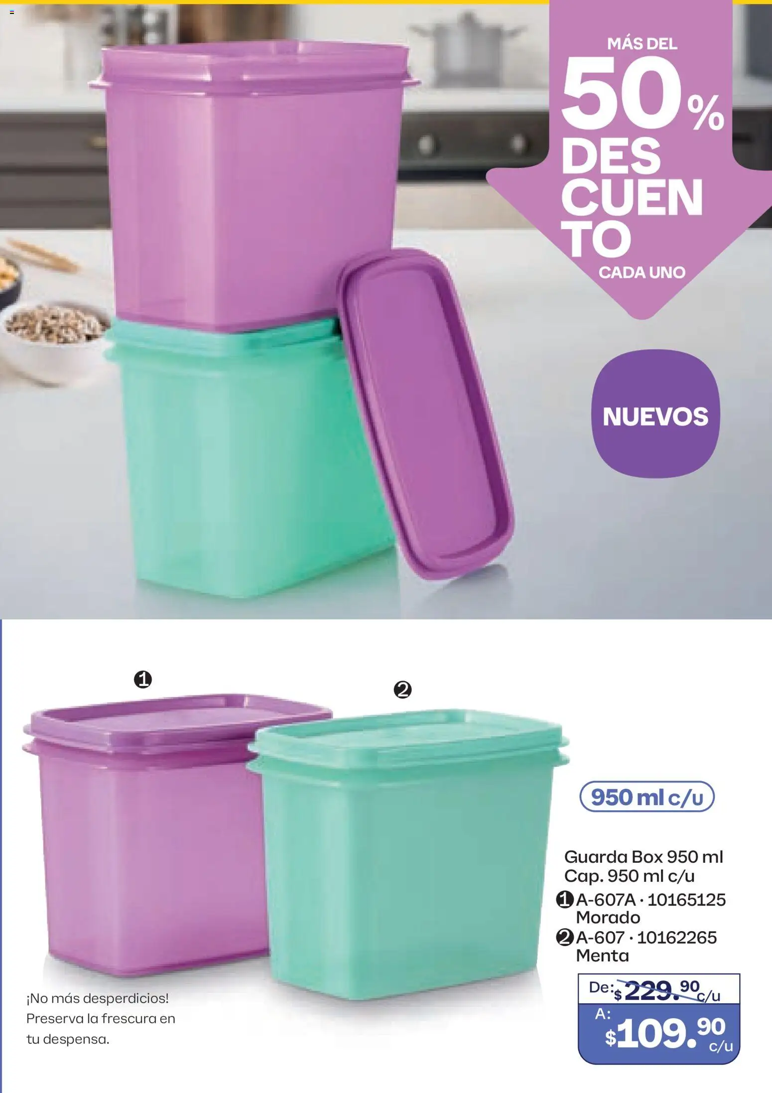 Nuevas ofertas de Tupperware válidas en toda la República Mexicana desde el 23.03.2026. ¡Encuentra las mejores ofertas en Tupperware catálogo! | Página: 29