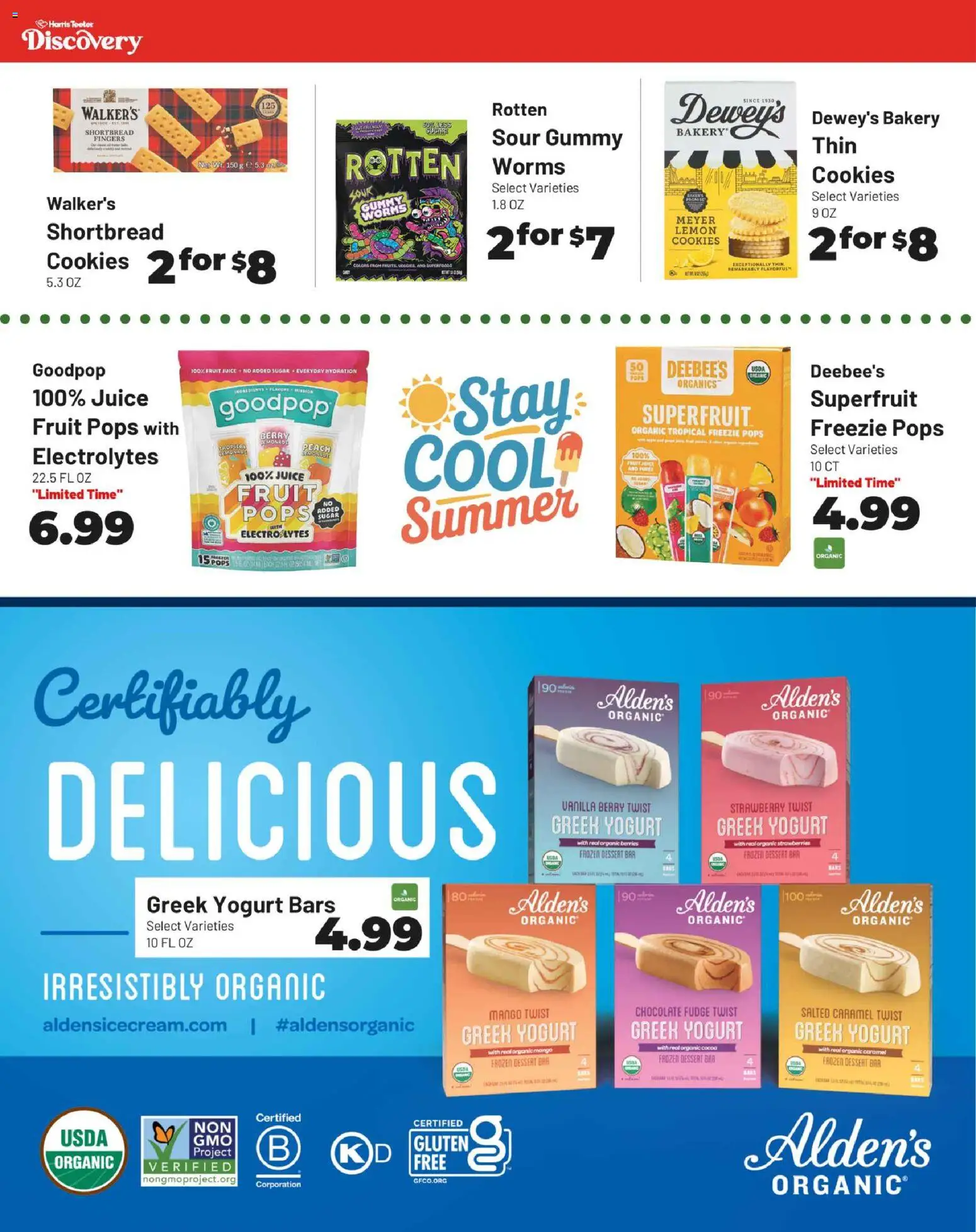 Harris Teeter Monthly Ad - valid from 07/15/2026 | Page: 4 | Products: Juice, Bra, Sugar, Peach