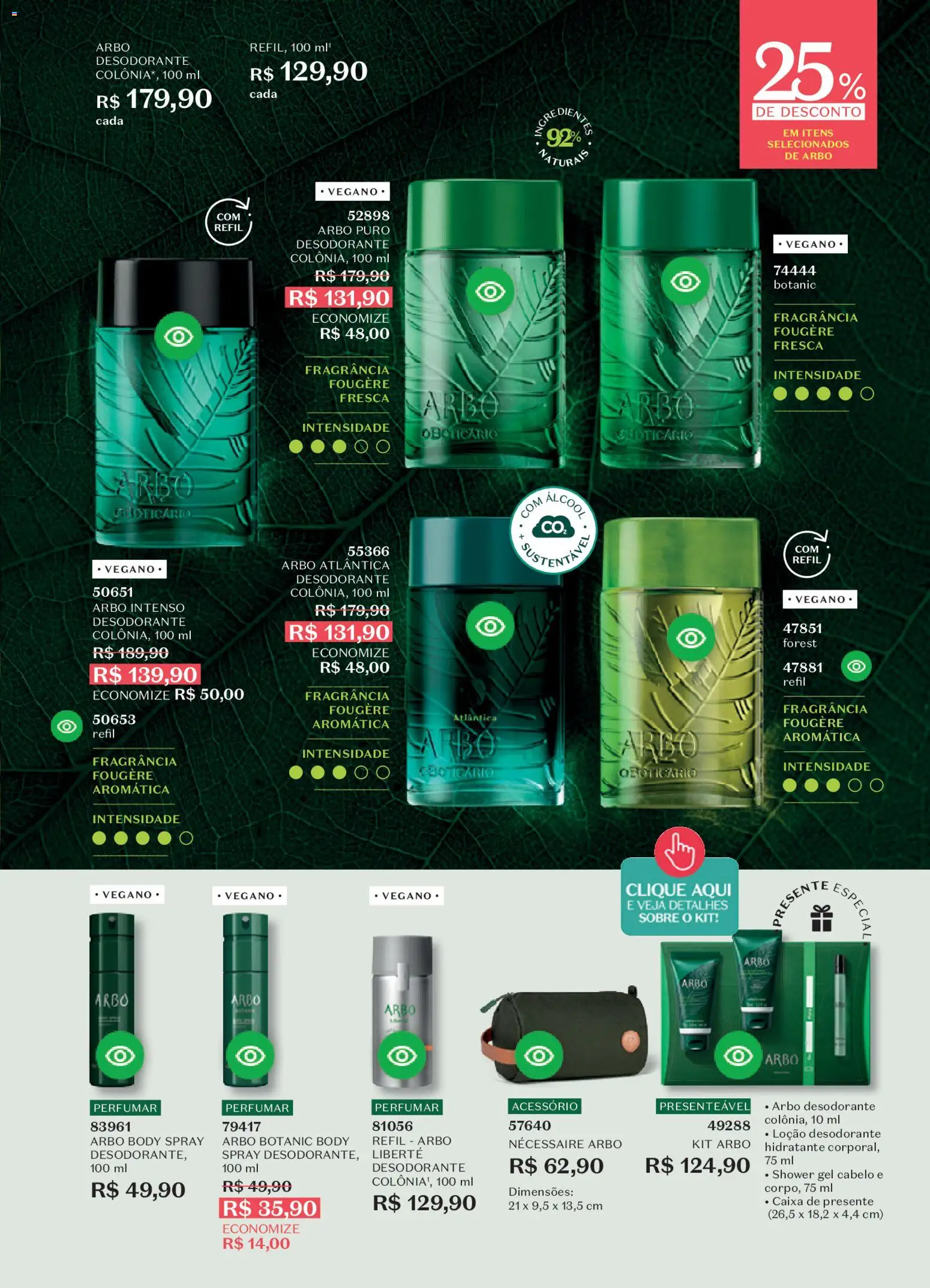 O Boticário Folheto - válido de 13.04.2026 | Página: 81 | Produtos: Desodorante, Necessaire, Caixa, Body