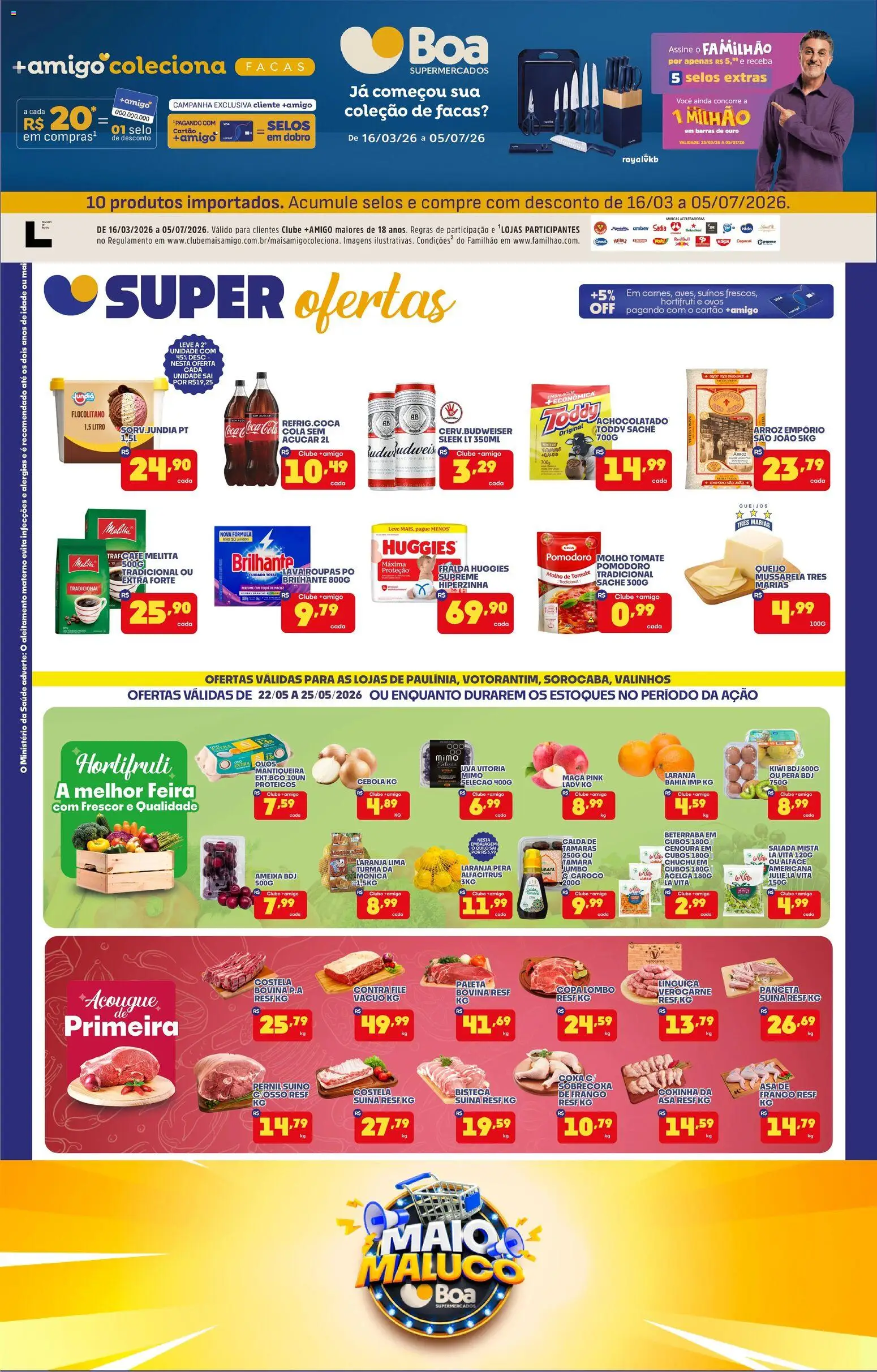 Boa Supermercados Folheto - válido de 22.05.2026 | Página: 1