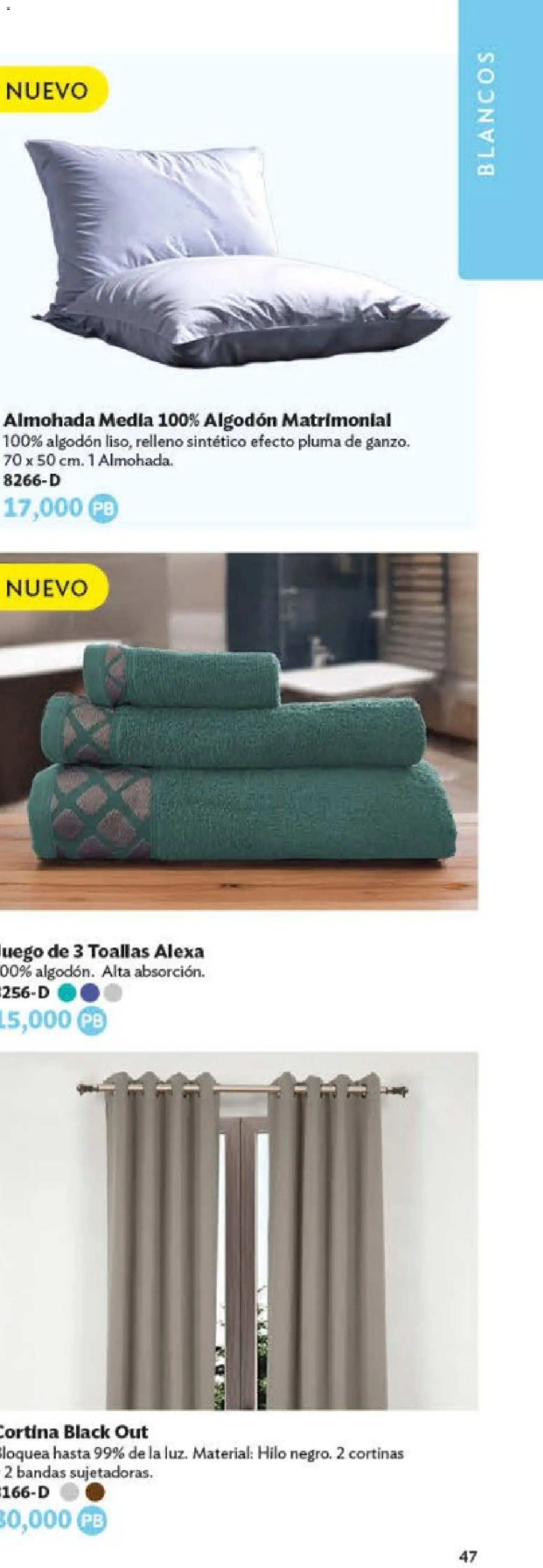 Nuevas ofertas de Betterware válidas en toda la República Mexicana desde el 29/06/2026. ¡Encuentra las mejores ofertas en Betterware Catálogo de Premios! | Página: 93 | Productos: Algodón, Almohada, Toallas, Cortinas