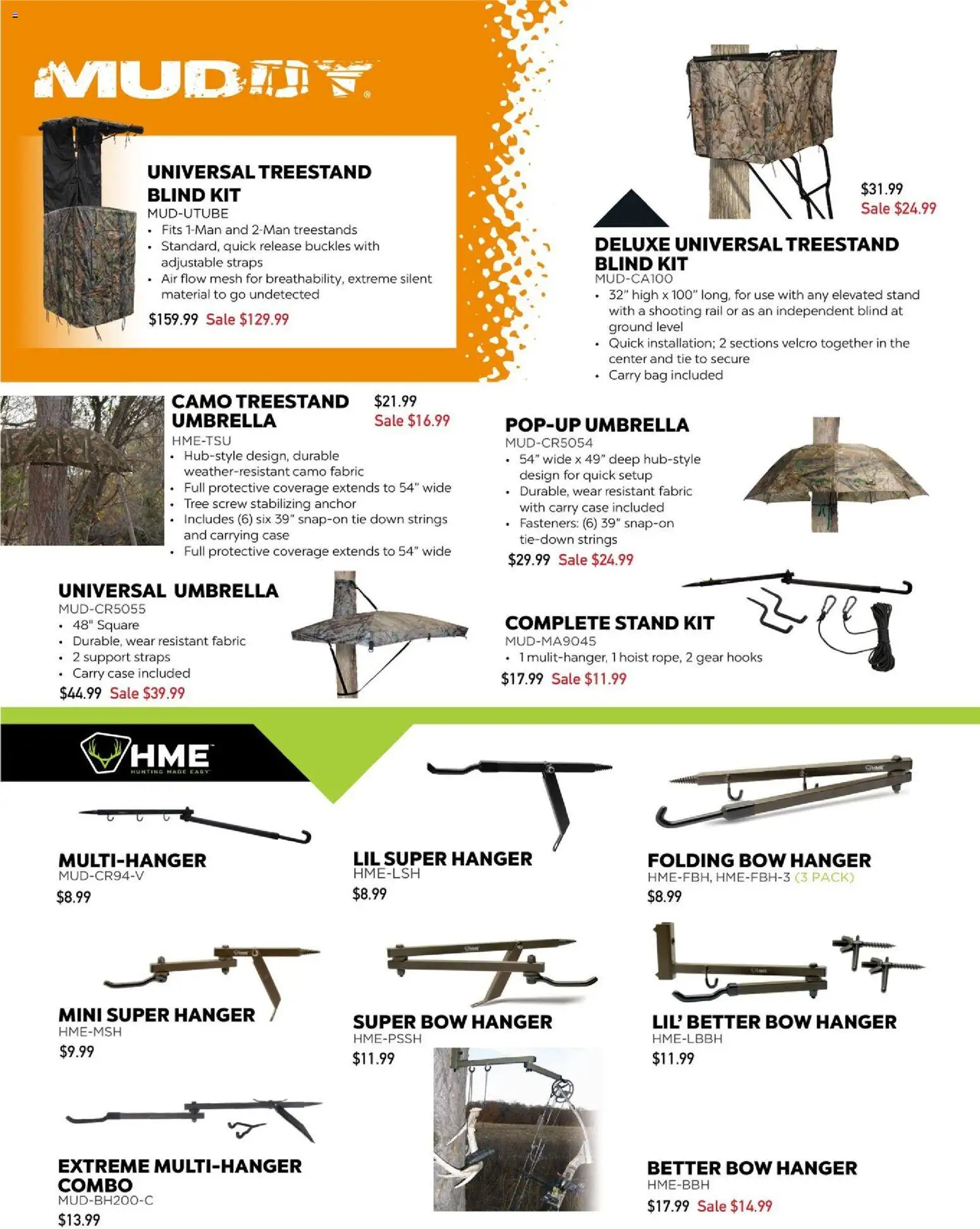 Dunham's Sports Hunting Accessories Guide - valid from 08/20/2026 | Page: 14 | Products: Screw, Anchor, Bow, Umbrella