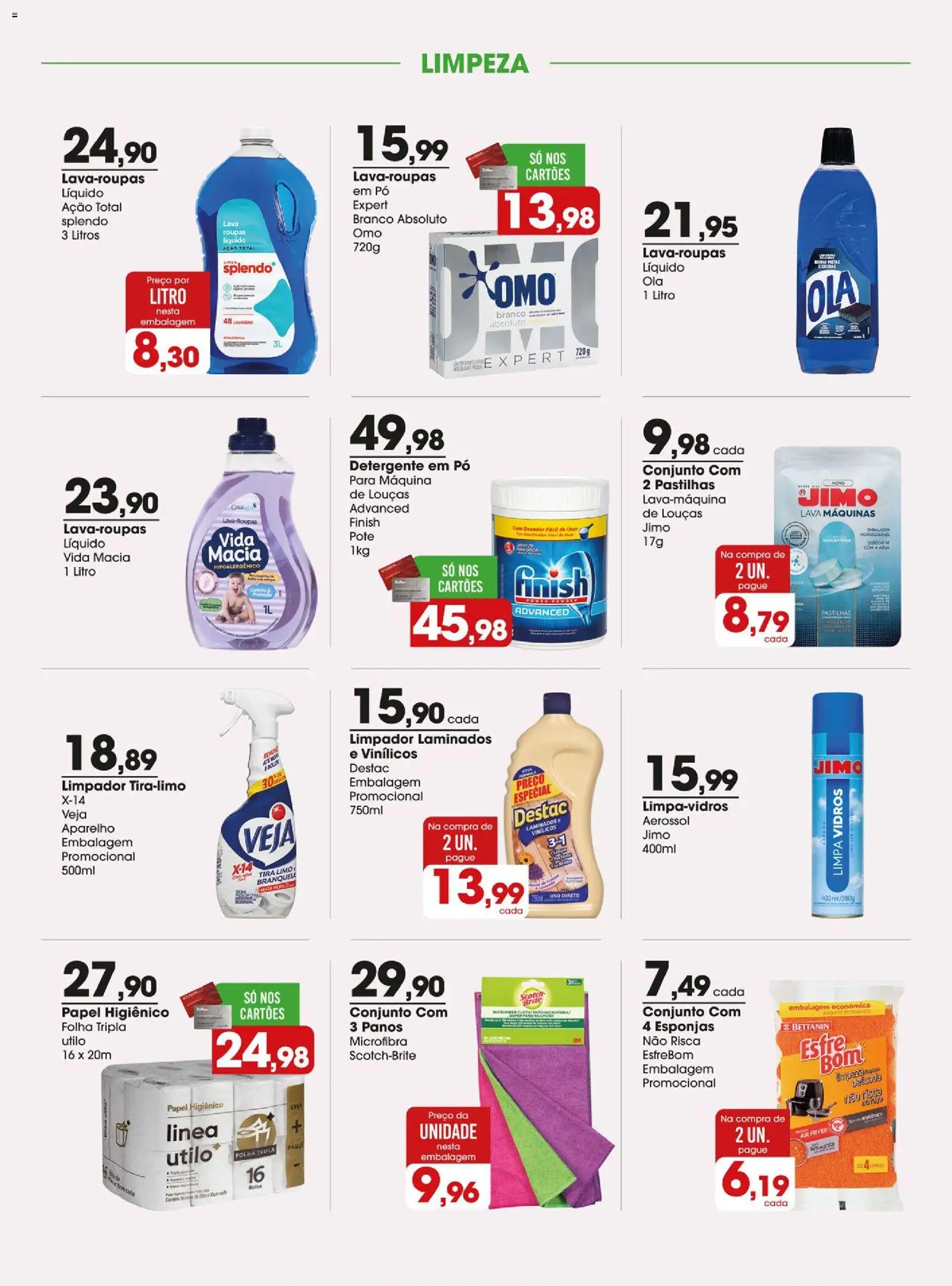 Zaffari Folheto - válido de 15/09/2026 | Página: 17 | Produtos: Esponjas, Pó, Air fryer, Limpa vidros