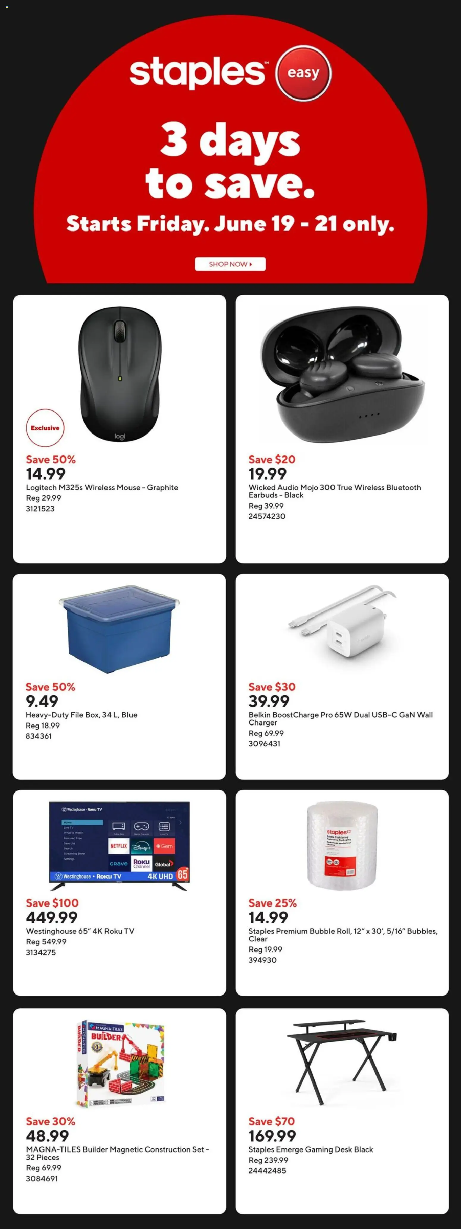 Staples flyer valid from 19.06.2026 | Page: 2