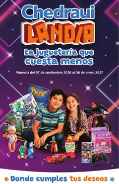 Vista previa de Chedraui folleto Landia, nuevo folleto de la tienda, válido en México a partir del 07/09/2026