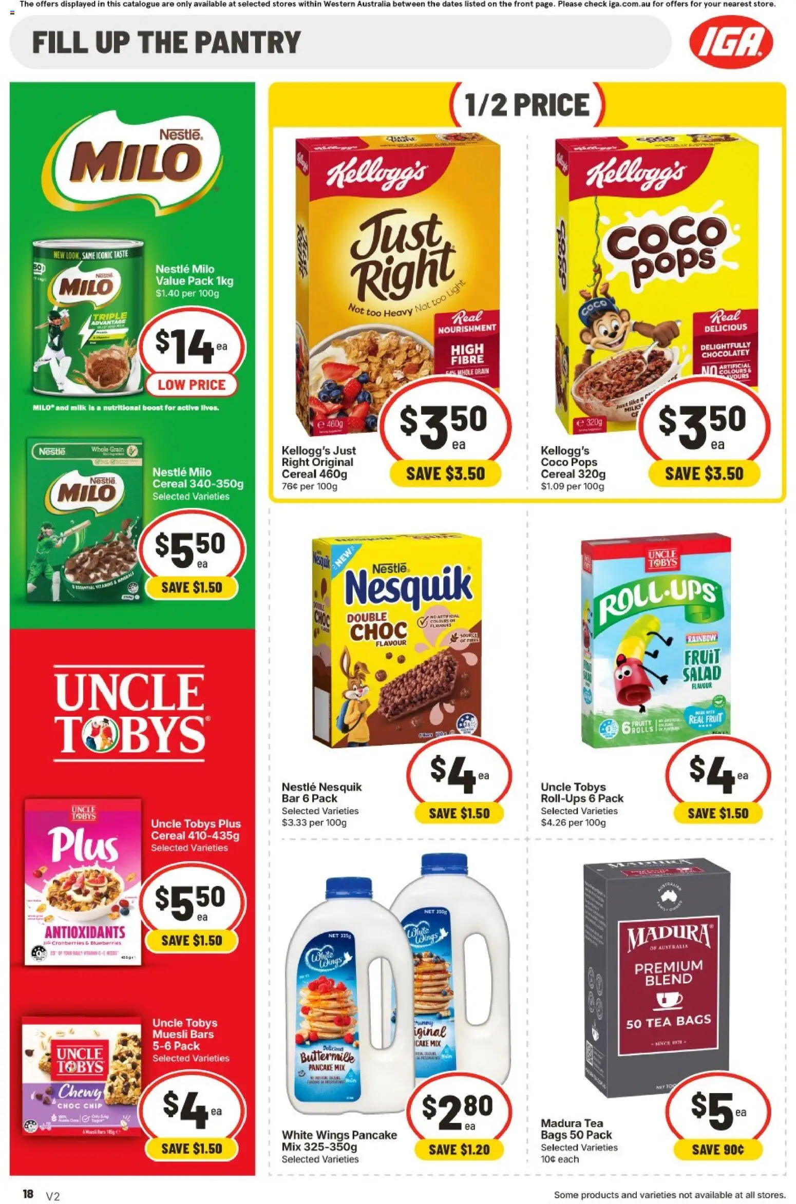 IGA catalogue - valid from 30/09/2026 | Page: 27 | Products: Light, Milk, Cereal, Salad