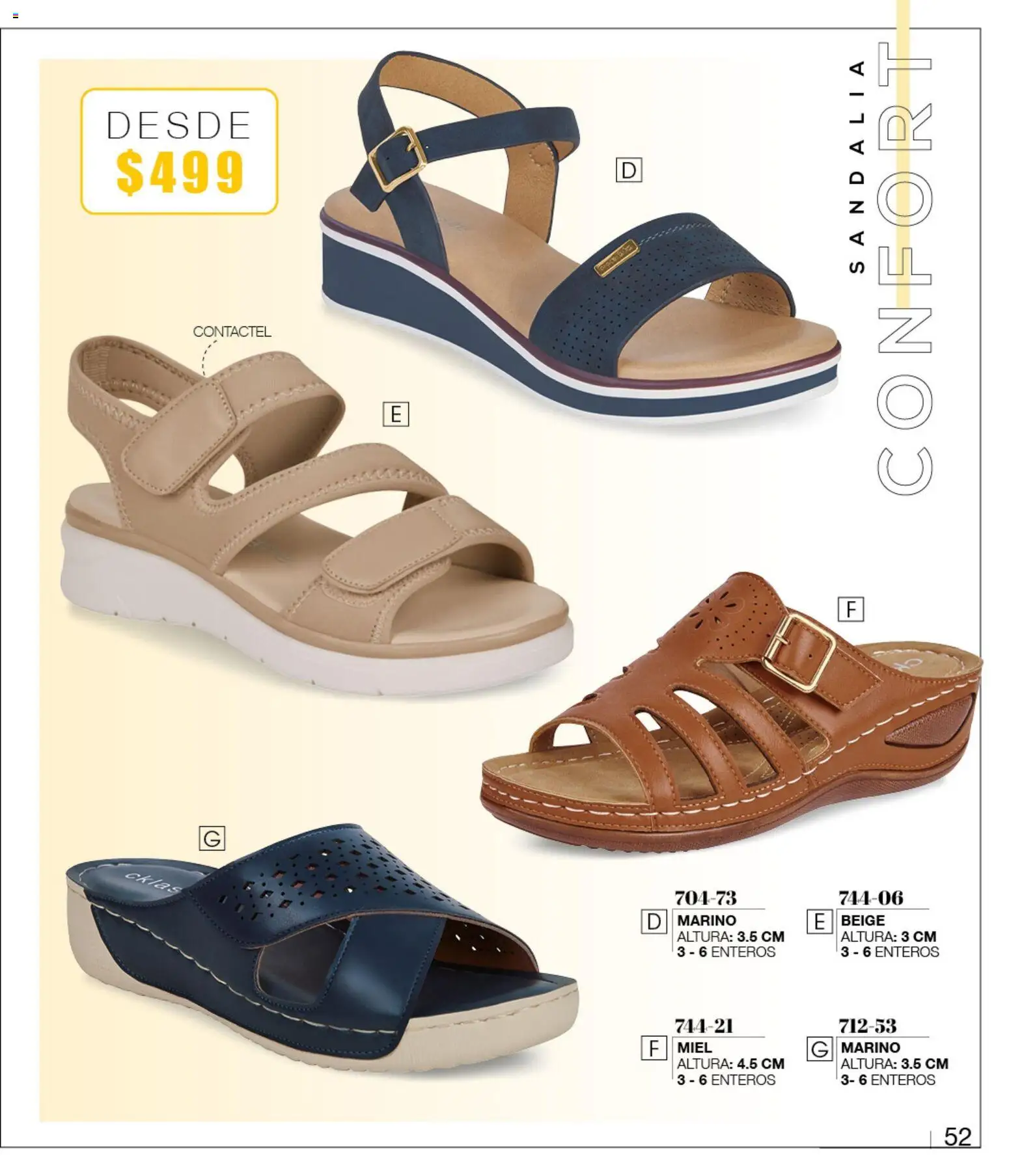 Nuevas ofertas de Cklass válidas en toda la República Mexicana desde el 08/07/2026. ¡Encuentra las mejores ofertas en Cklass catálogo Sandalias! | Página: 59 | Productos: Miel