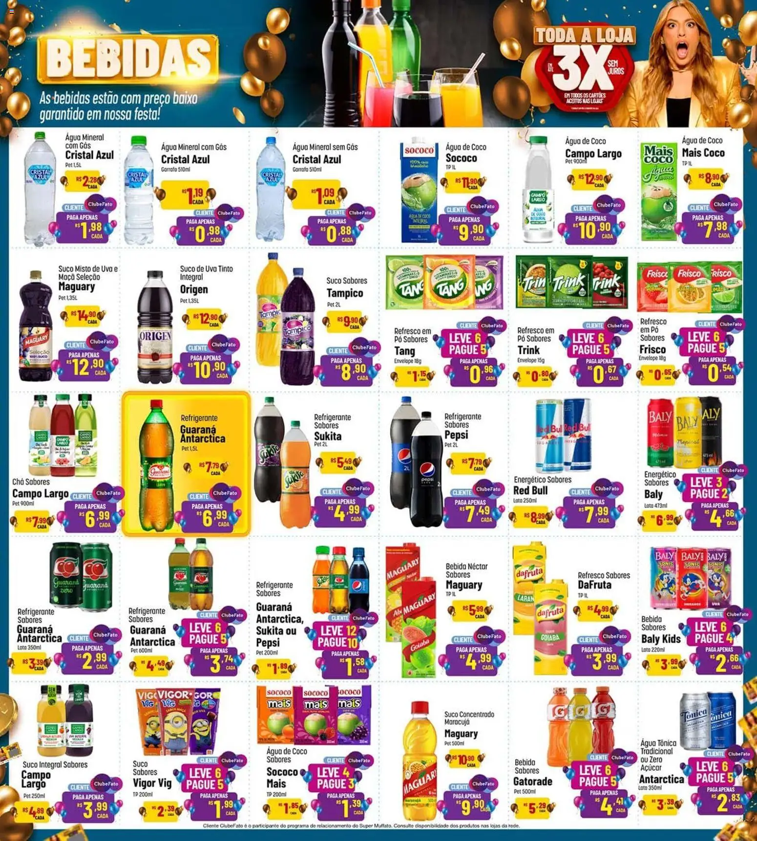 Super Muffato Folheto - válido de 13/08/2026 | Página: 10 | Produtos: Frisco, Água de coco, Energético, Bebidas