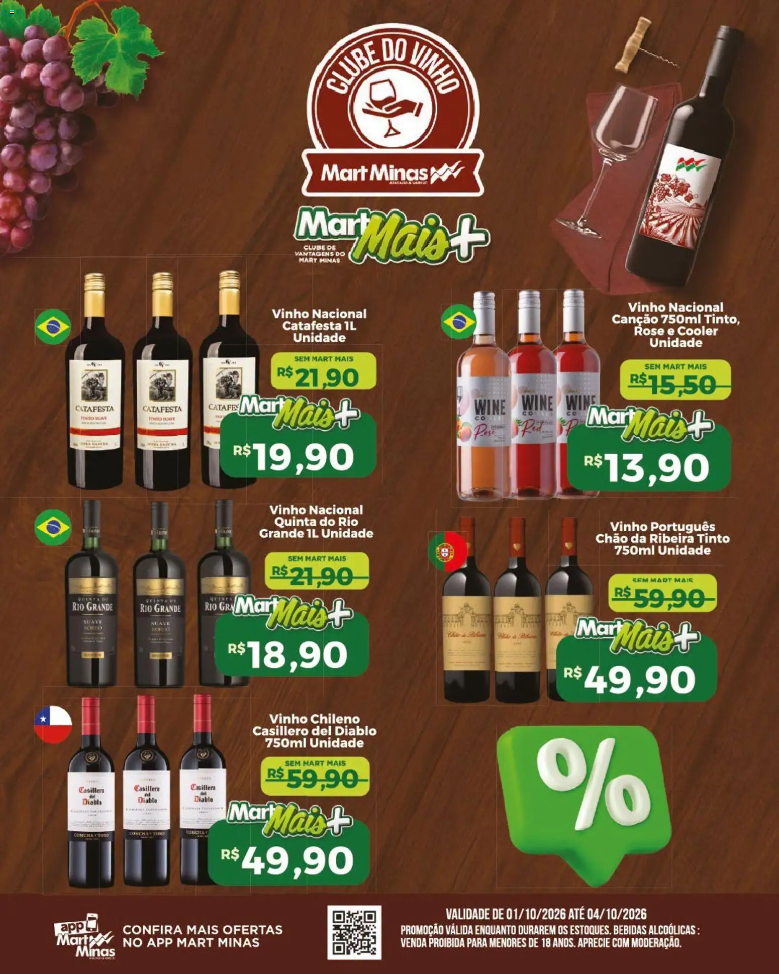Mart Minas Folheto - válido de 01/10/2026 | Página: 2 | Produtos: Cooler, Bebidas, Vinho