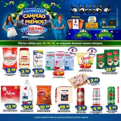 Bramil Supermercados ofertas do Dia - Pré-Visualização do folheto da loja Bramil Supermercados, válido de 26/06/2026 | Página: 1