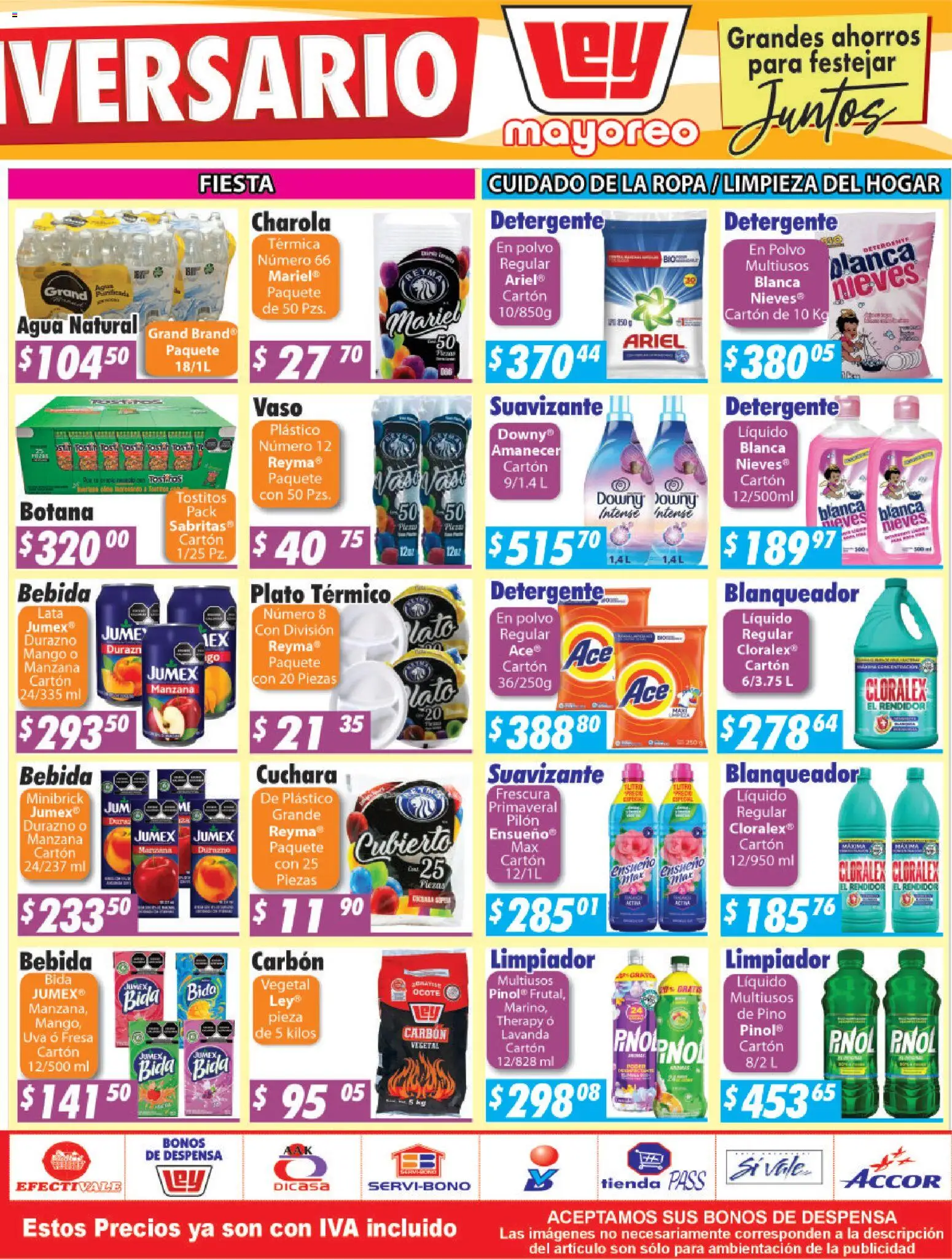 Nuevas ofertas de Casa Ley válidas en toda la República Mexicana desde el 21/09/2026. ¡Encuentra las mejores ofertas en Casa Ley folleto Frontera! | Página: 6 | Productos: Durazno, Manzana, Agua, Cuchara