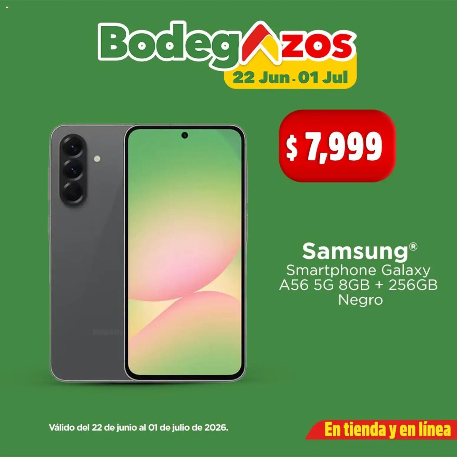 Nuevas ofertas de Bodega Aurrerá válidas en toda la República Mexicana desde el 22/06/2026. ¡Encuentra las mejores ofertas en Bodega Aurrerá folleto Celular al precio más bajo! | Página: 2 | Productos: Smartphone