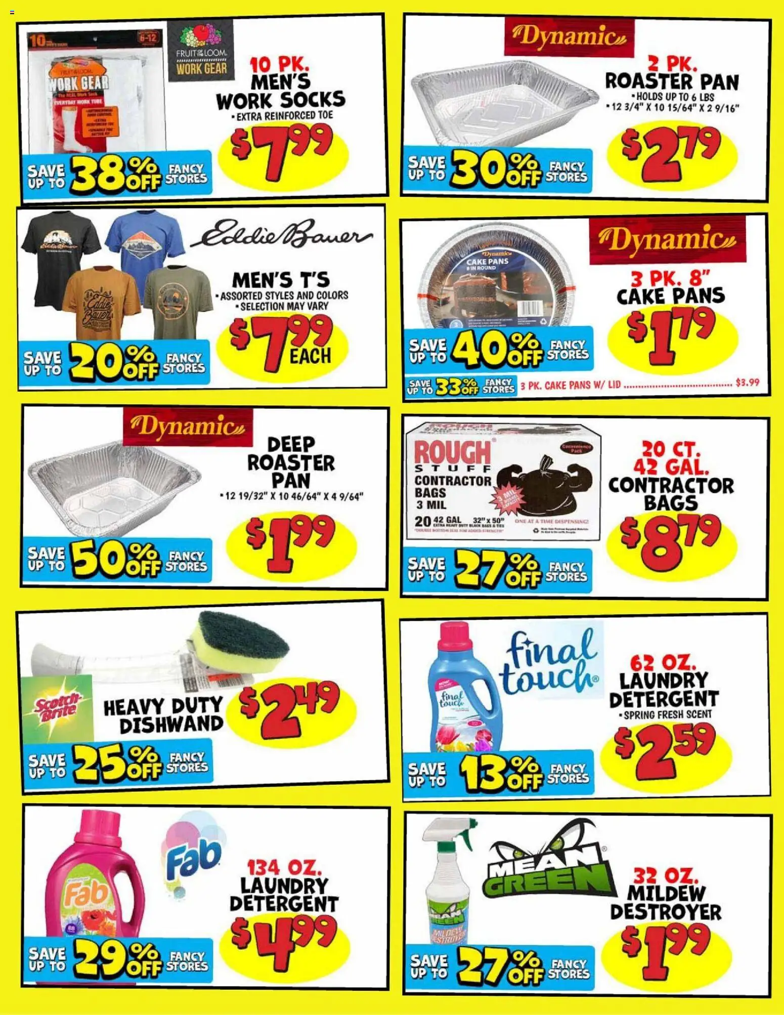 Ollie's Ad - valid from 09/03/2026 | Page: 4 | Products: Pan, Detergent, Socks, Cake