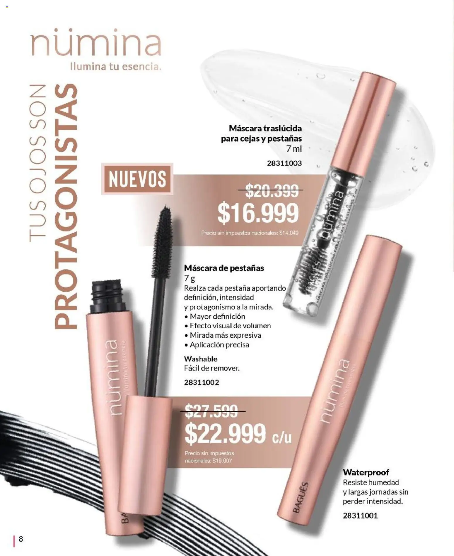 Bagués catálogo │ válido desde el 21/09/2026 | Página: 8 | Productos: Máscara, Mascara de pestañas