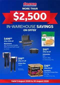 Preview of Costco catalogue - valid from 03/08/2026