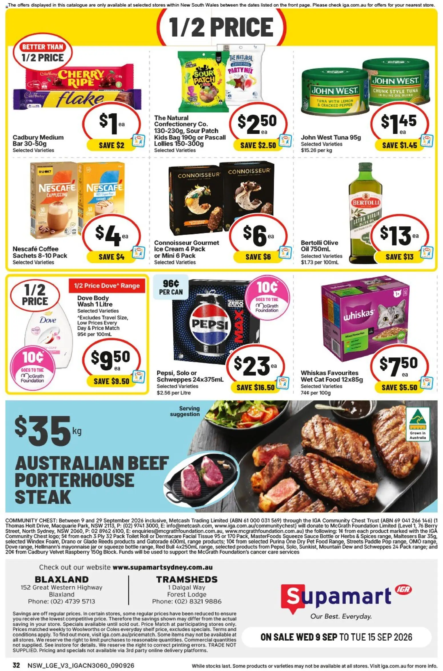 IGA catalogue - valid from 09/09/2026 | Page: 2 | Products: Oil, Ice, Phone, Foundation