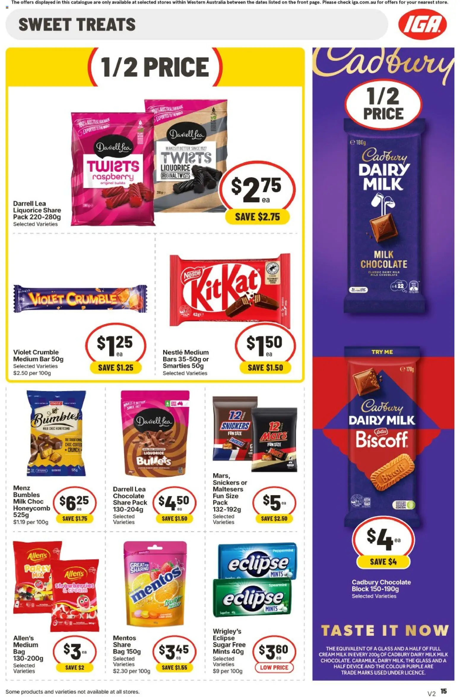 IGA catalogue - valid from 22/07/2026 | Page: 15 | Products: Milk, Dairy, Raspberry, Device