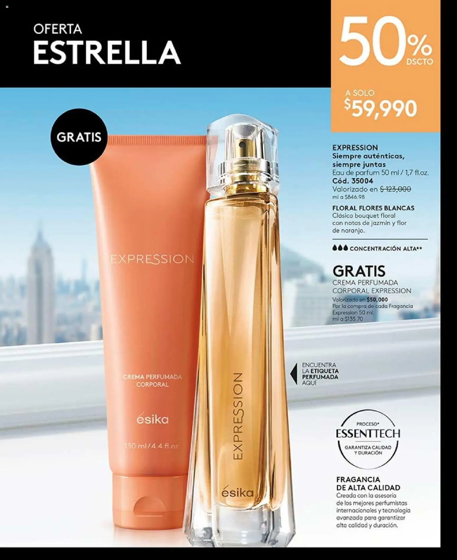 Ésika revista - valida desde el 07/08/2026 | Página: 23 | Productos: Crema, Flores, Fragancia