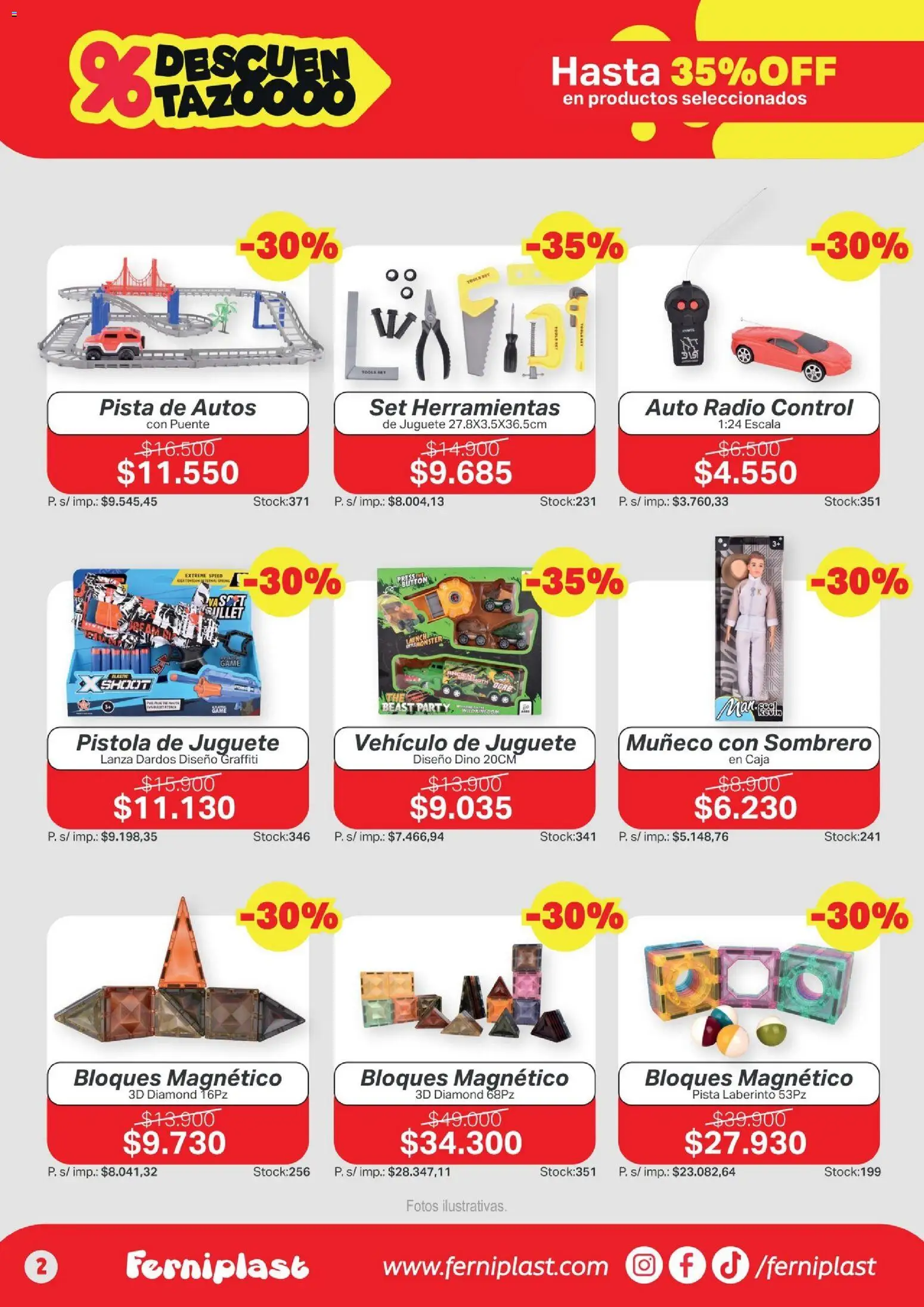 Ferniplast catálogo │ válido desde el 06/08/2026 | Página: 2 | Productos: Radio, Sombrero, Caja