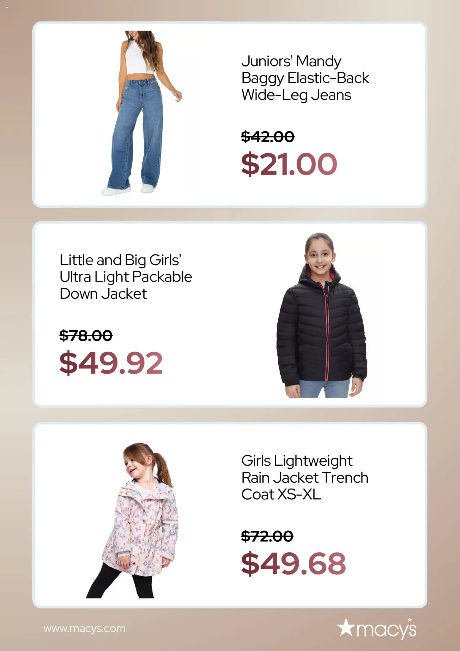 Macy's Weekly Ad - valid from 07/27/2026 | Page: 5 | Products: Jacket, Coat, Jeans