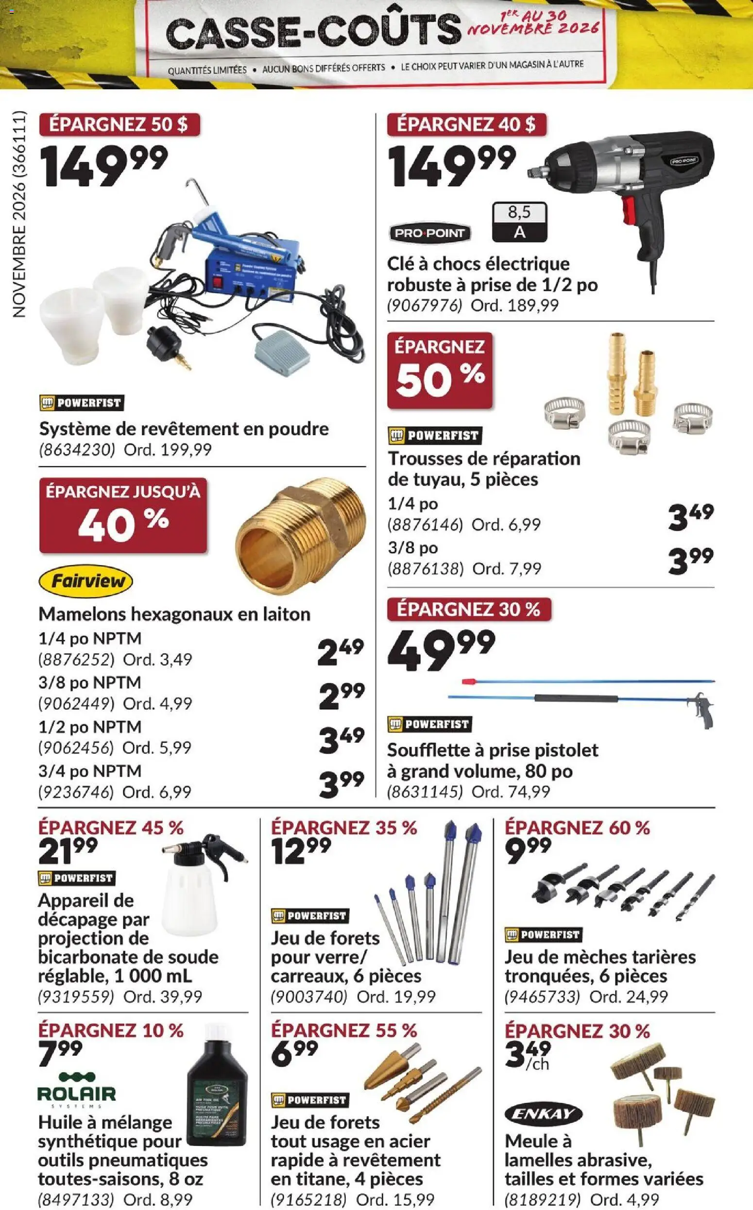 Princess Auto flyer valid from Nov 1, 2026 | Page: 3