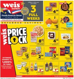 Preview of Weis weekly ads valid from 09/10/2026