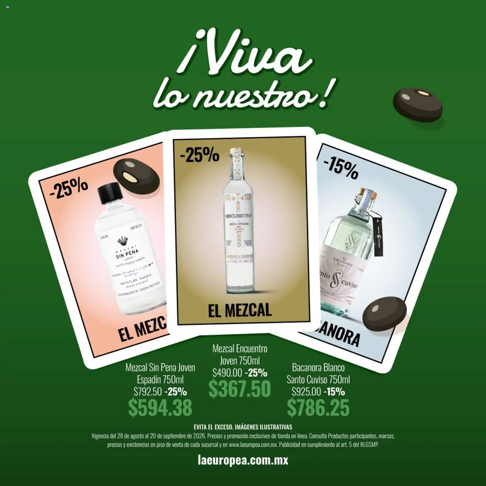 Nuevas ofertas de La Europea válidas en toda la República Mexicana desde el 28/08/2026. ¡Encuentra las mejores ofertas en La Europea catálogo Viva lo nuestro! | Página: 5
