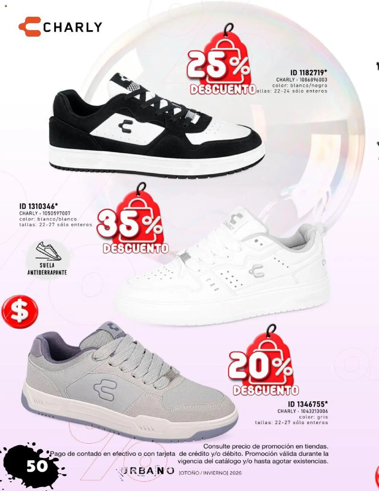 Nuevas ofertas de Price Shoes válidas en toda la República Mexicana desde el 15/10/2026. ¡Encuentra las mejores ofertas en Price Shoes catálogo Urbano! | Página: 48