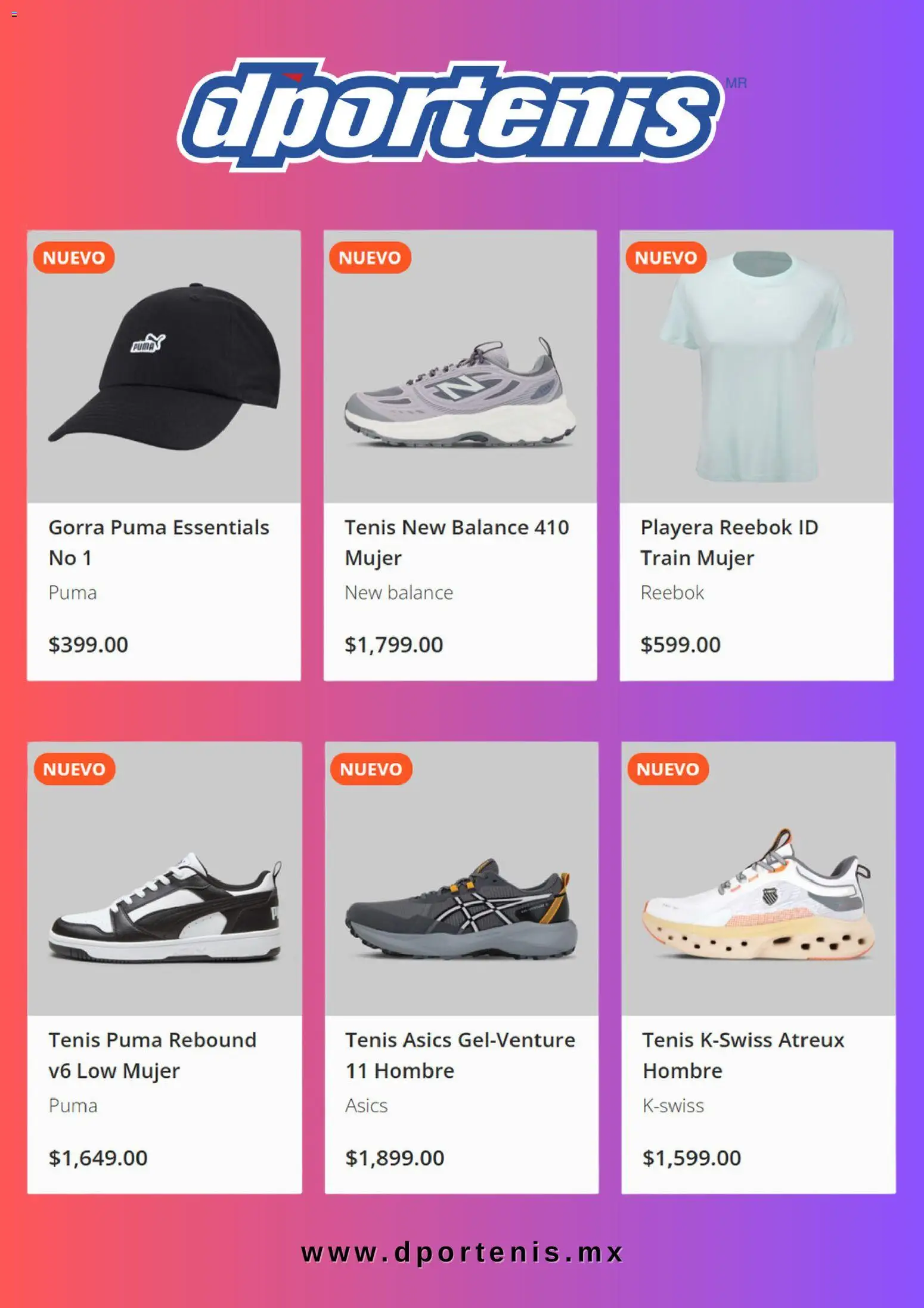 Nuevas ofertas de Dportenis válidas en toda la República Mexicana desde el 03.06.2026. ¡Encuentra las mejores ofertas en Dportenis catálogo! | Página: 5