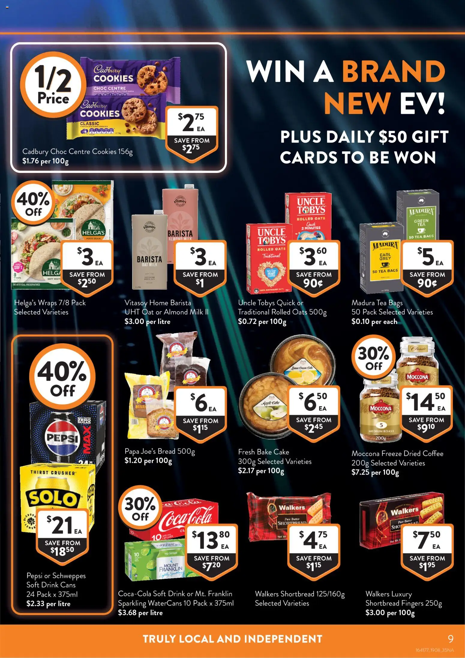 Foodworks catalogue - valid from 18/08/2026 | Page: 9 | Products: Bread, Chocolate, Date, Moccona