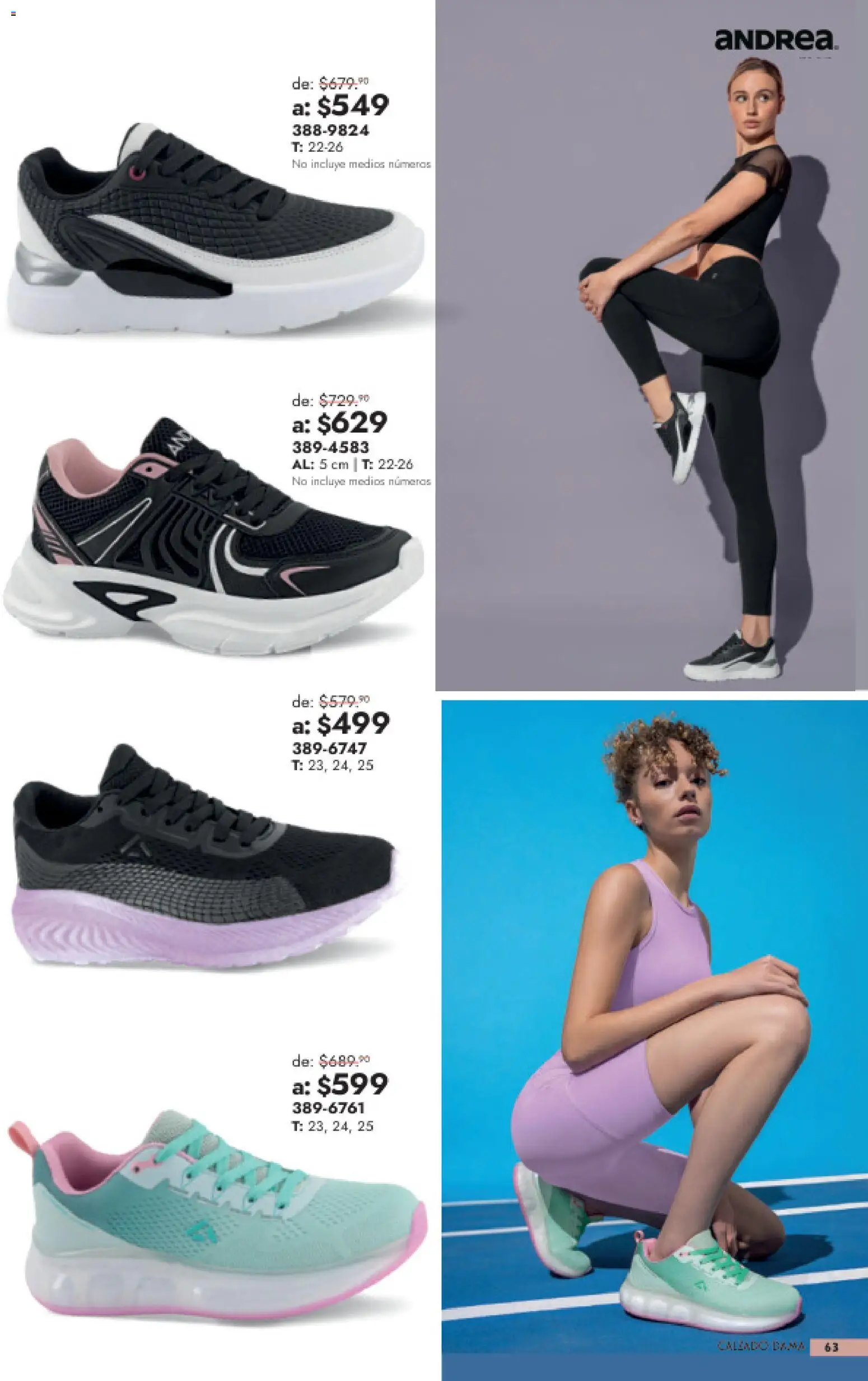 Nuevas ofertas de Andrea válidas en toda la República Mexicana desde el 26/07/2026. ¡Encuentra las mejores ofertas en Andrea catálogo Outlet! | Página: 63