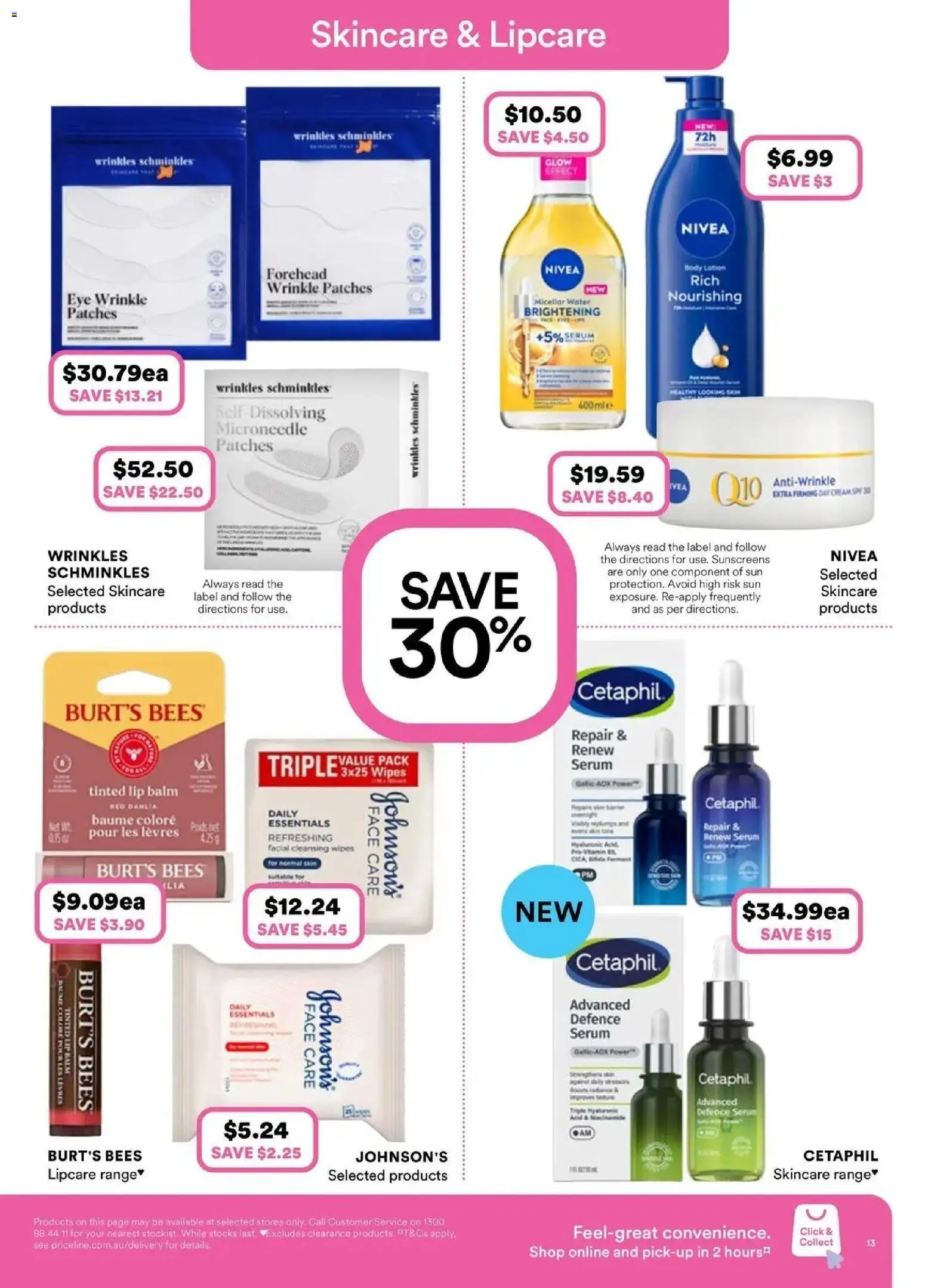 Priceline Pharmacy catalogue - valid from 03.06.2026 | Page: 13 | Products: Micellar water, Lotion, Cream, Water