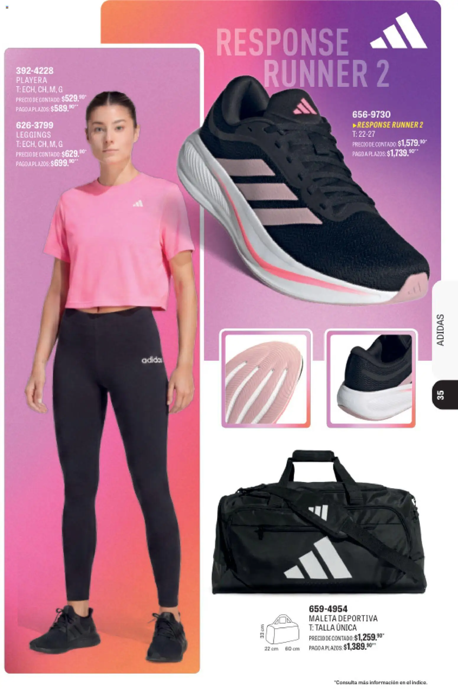 Nuevas ofertas de Andrea válidas en toda la República Mexicana desde el 23/08/2026. ¡Encuentra las mejores ofertas en Andrea catálogo Sport! | Página: 24 | Productos: Leggings, Maleta, Playera