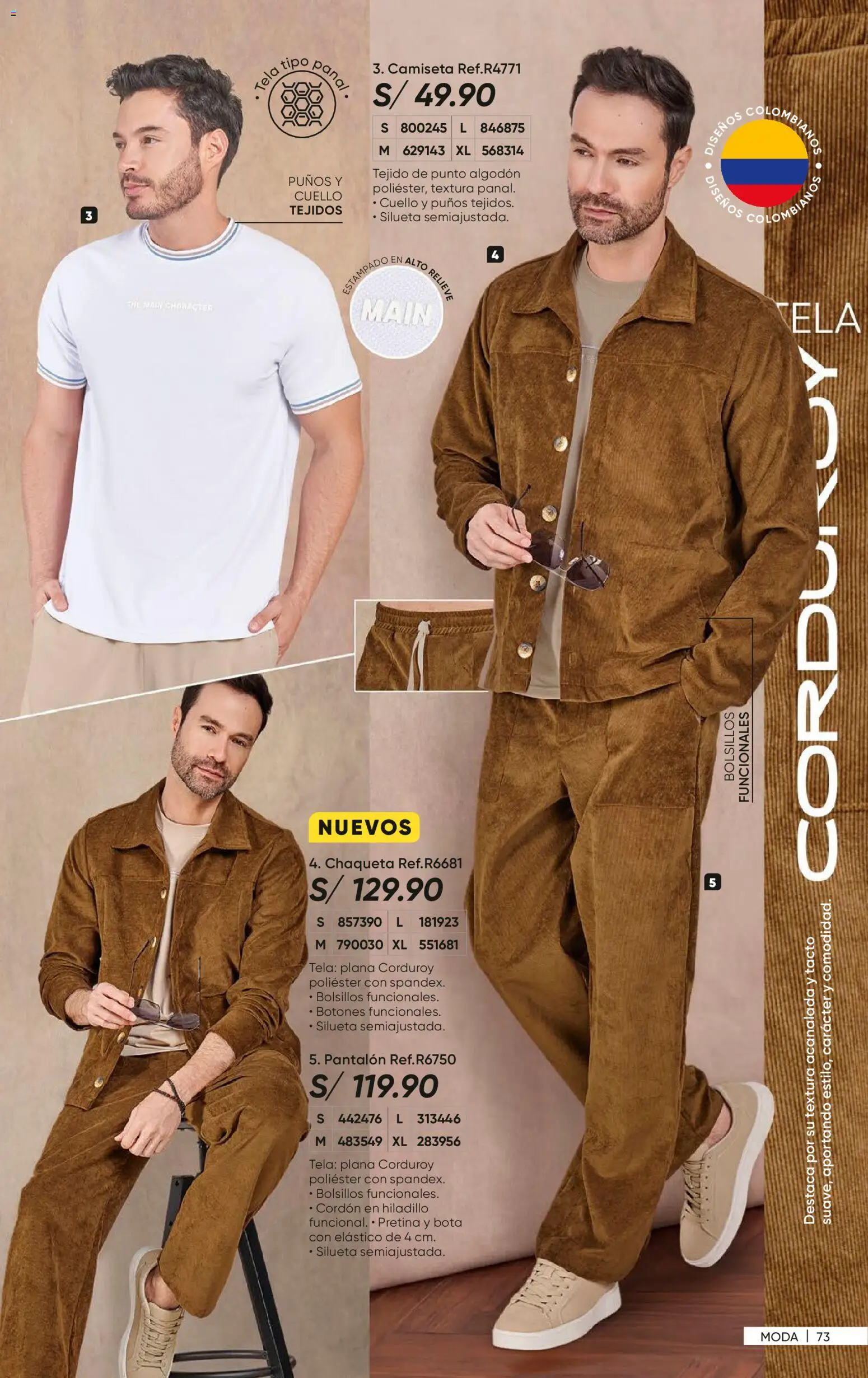 Catálogo Azzorti válido desde 27/07/2026 | Página: 75 | Productos: Cuello, Chaqueta, Bolsillos, Algodón