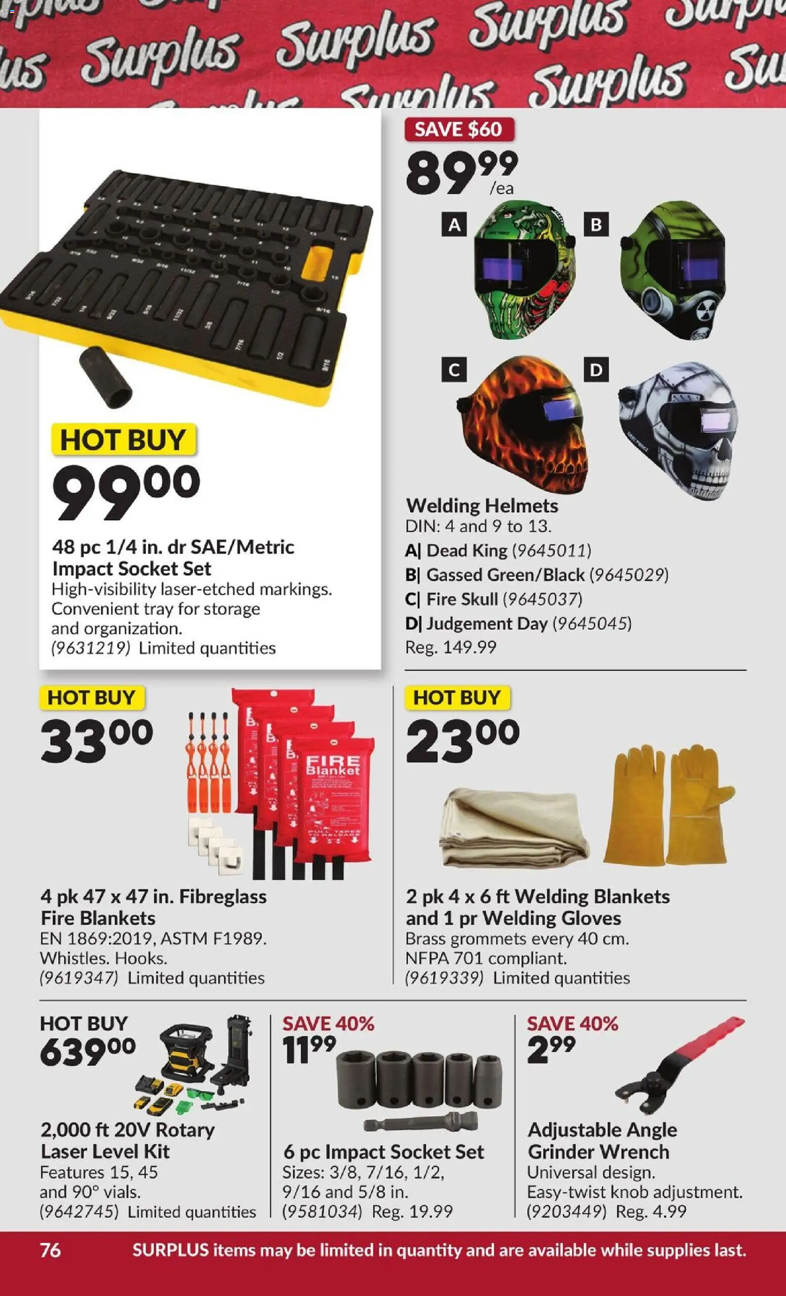 Princess Auto flyer valid from Sep 22, 2026 | Page: 81
