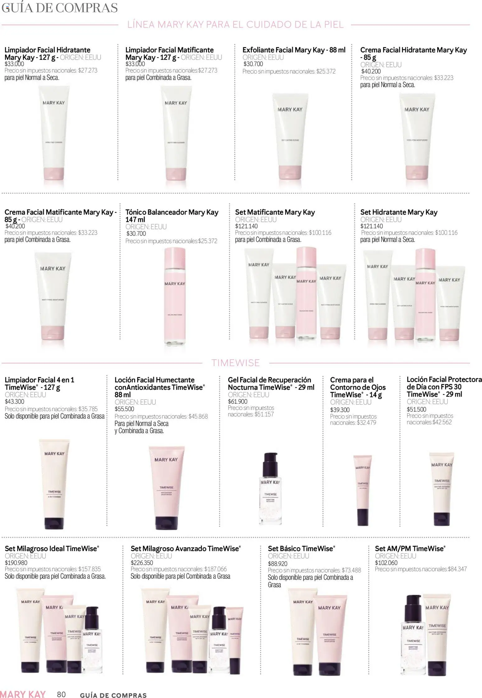 Mary Kay catálogo │ válido desde el 01/08/2026 | Página: 80 | Productos: Contorno de ojos, Contorno, Limpiador, Crema