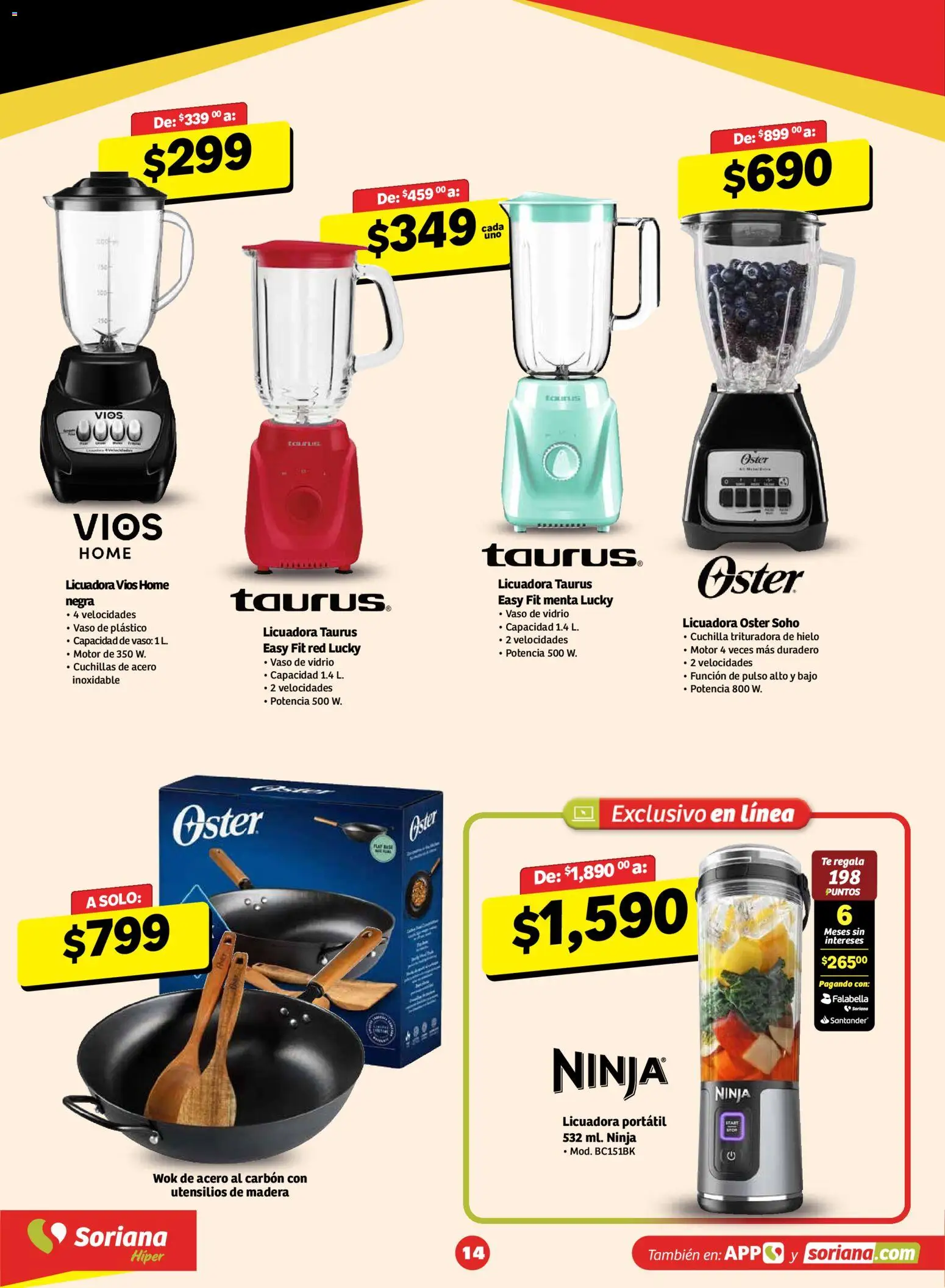 Nuevas ofertas de Soriana válidas en toda la República Mexicana desde el 30/10/2026. ¡Encuentra las mejores ofertas en Soriana Buen Fest Mercado! | Página: 14