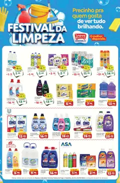 Novo Atacarejo ofertas Festival da Limpeza - Pré-Visualização do folheto da loja Novo Atacarejo, válido de 18/09/2026 | Página: 1