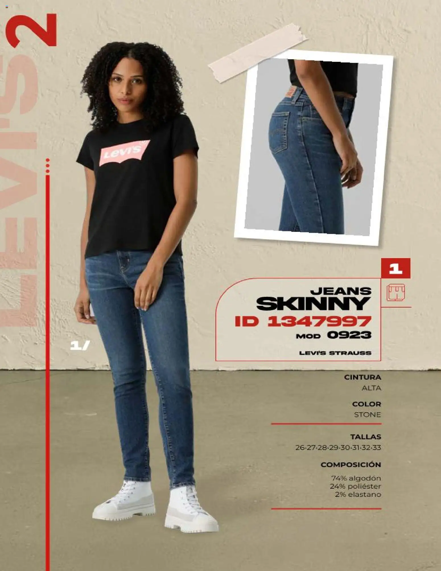 Nuevas ofertas de Price Shoes válidas en toda la República Mexicana desde el 15/10/2026. ¡Encuentra las mejores ofertas en Price Shoes catálogo Jeans Levis! | Página: 2