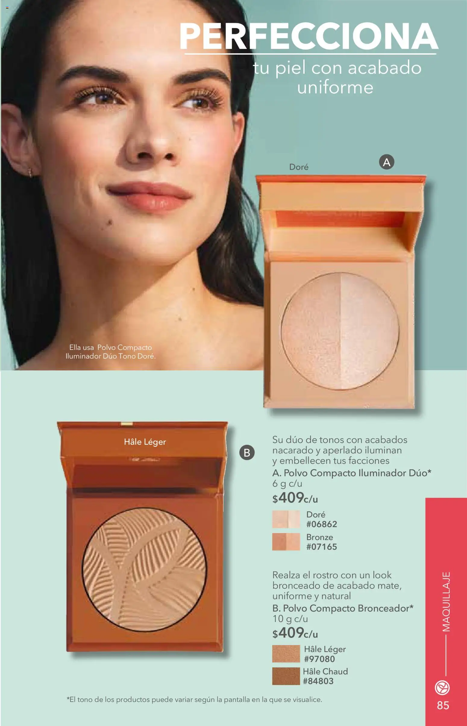Nuevas ofertas de Yves Rocher válidas en toda la República Mexicana desde el 06/10/2026. ¡Encuentra las mejores ofertas en Yves Rocher campaña 14 2026! | Página: 87 | Productos: Iluminador, Polvo compacto, Maquillaje, Polvo