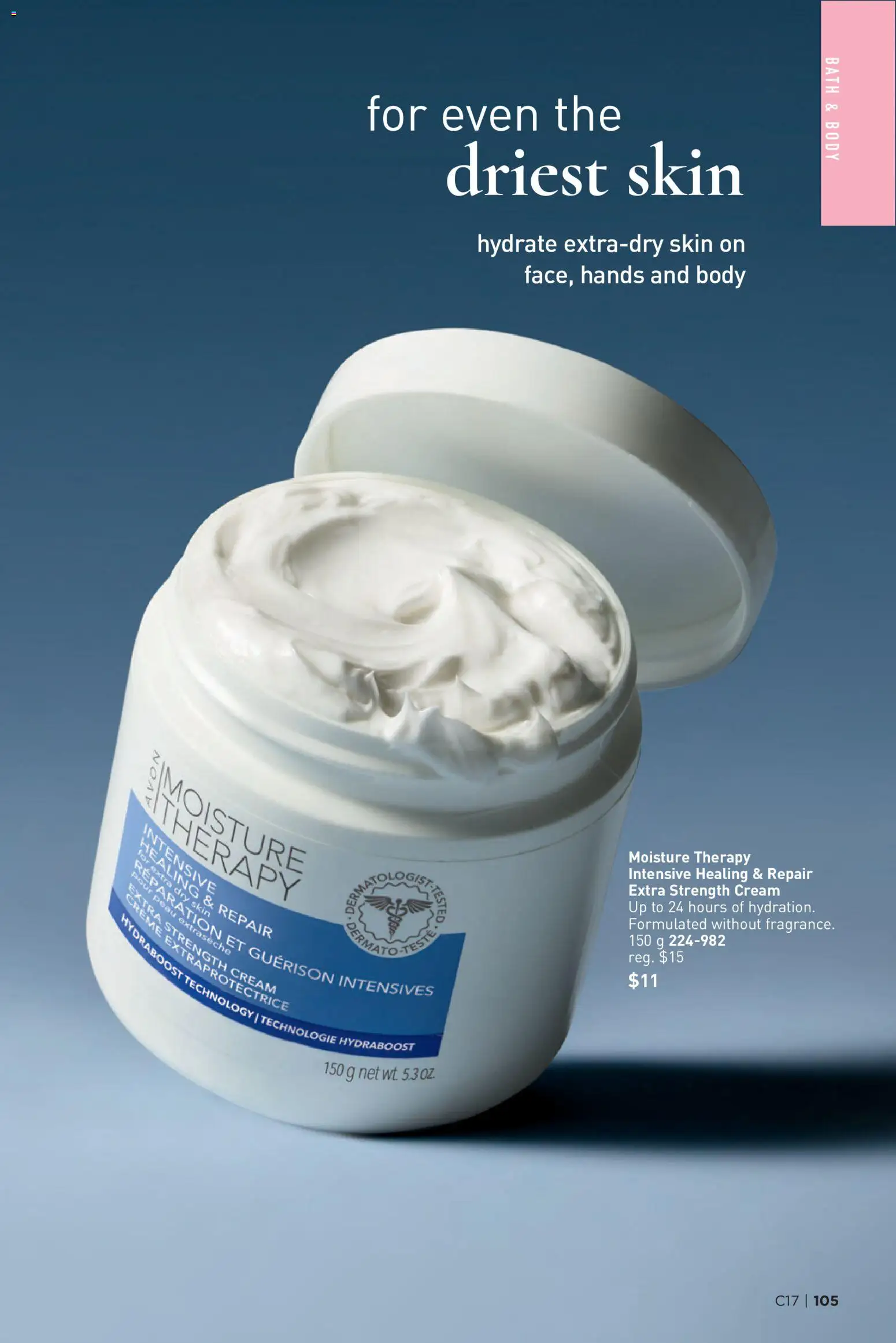 Avon flyer valid from Aug 13, 2026 | Page: 105 | Products: Cream, Bath