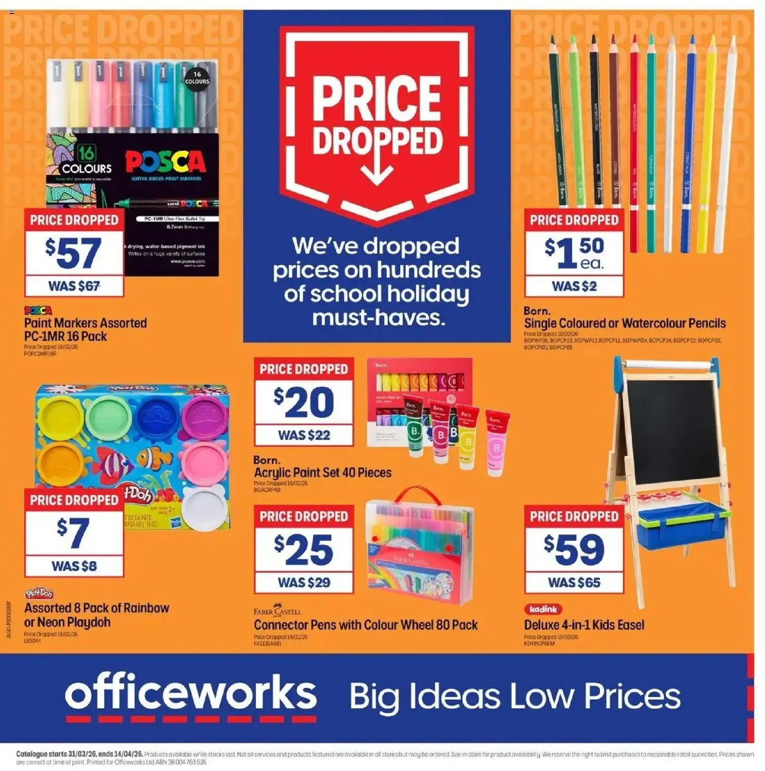 Officeworks weekly catalogue from 31/03/2026