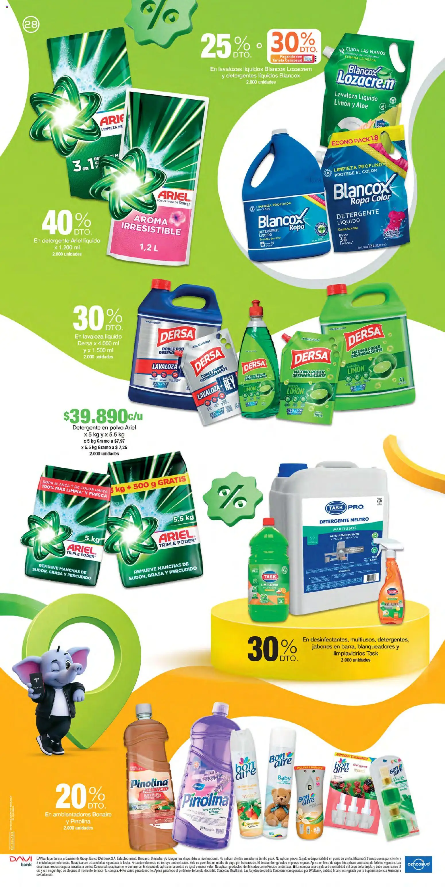 Jumbo revista - valida desde el 24/09/2026 | Página: 28 | Productos: Sobre, Limpiador, Polvo, Ropa