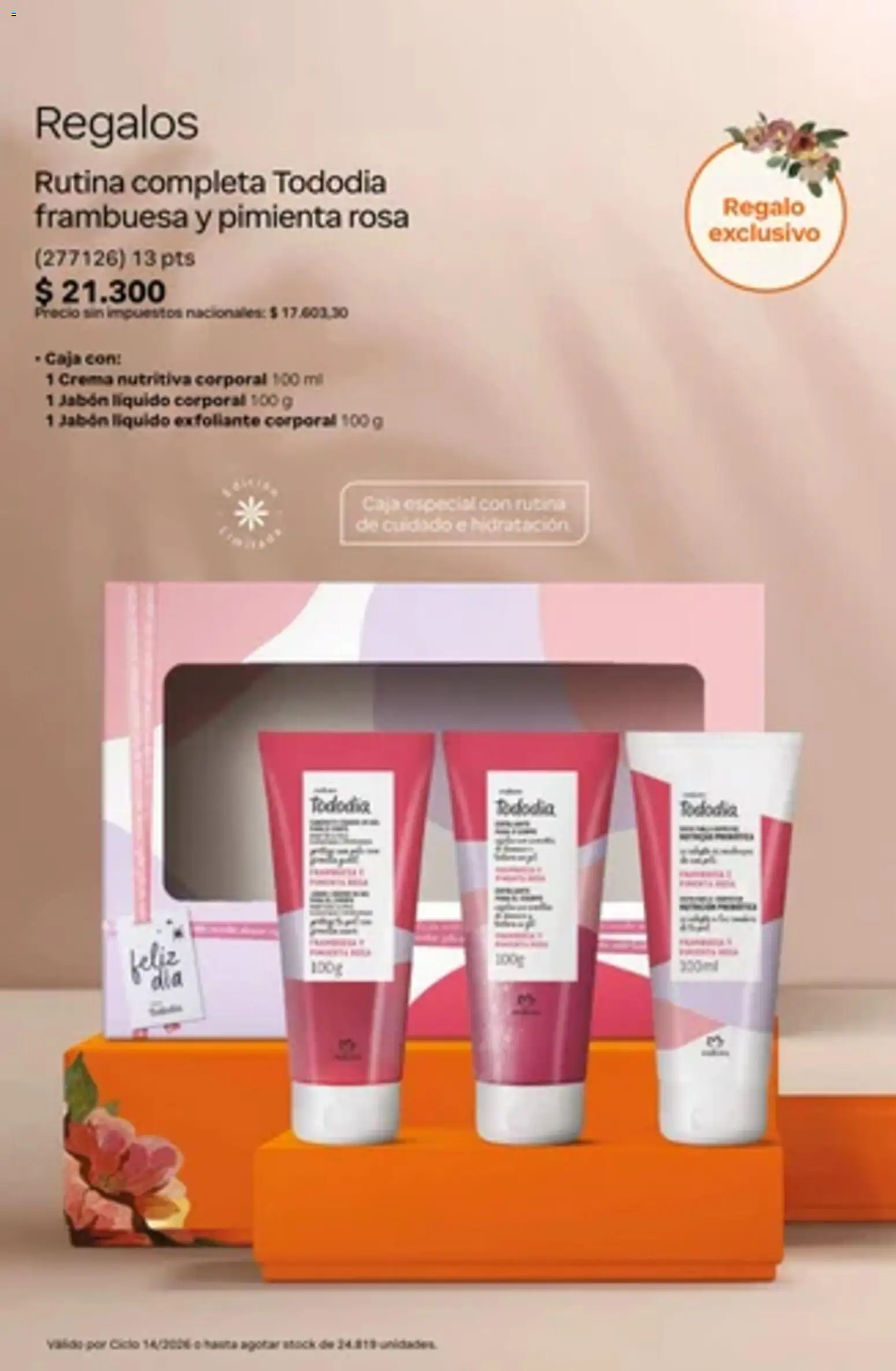 Catálogo Natura Ciclo 14 │ válido desde el 01/10/2026 | Página: 23 | Productos: Exfoliante, Exfoliante corporal, Pimienta, Crema