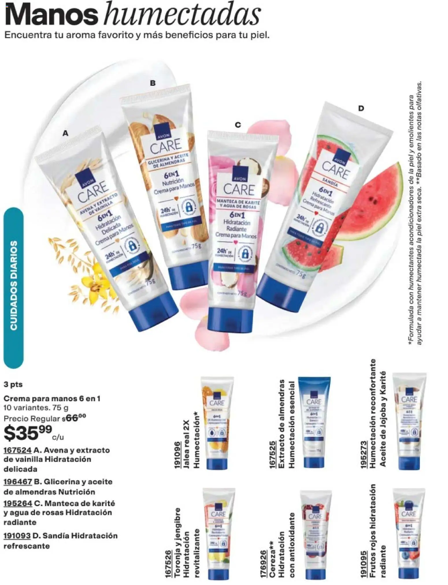 Nuevas ofertas de AVON válidas en toda la República Mexicana desde el 02.04.2026. ¡Encuentra las mejores ofertas en AVON campaña 6 2026! | Página: 196 | Productos: Avena, Agua, Toronja, Radiante