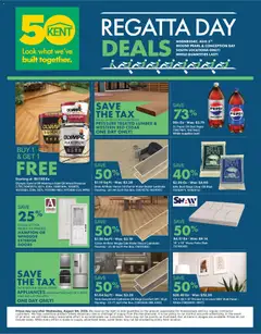 Preview of Kent flyer - Regatta Day Deals from shop Kent valid from Aug 5, 2026