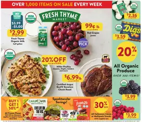 Preview of Fresh Thyme weekly ads valid from 10/21/2026